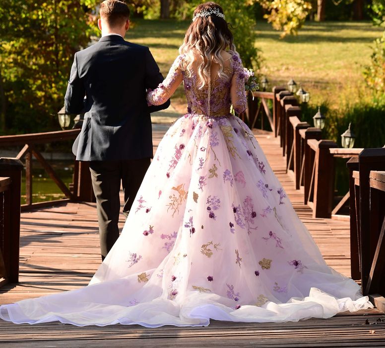 Rochie de mireasă, creație Elena Vasylkova, mărime 36/38