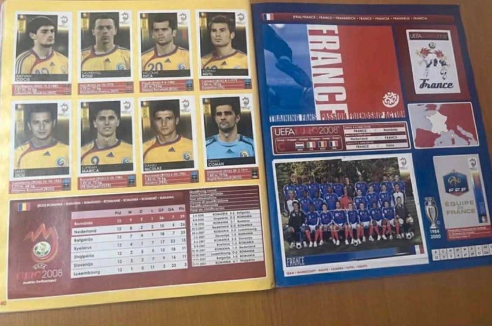 Albun complet Panini Euro 2008 Austria-Elvetia