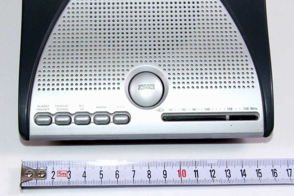 Radio Ceas Calendar TCM, Made in Germany, FM, forma deosebita, NOU