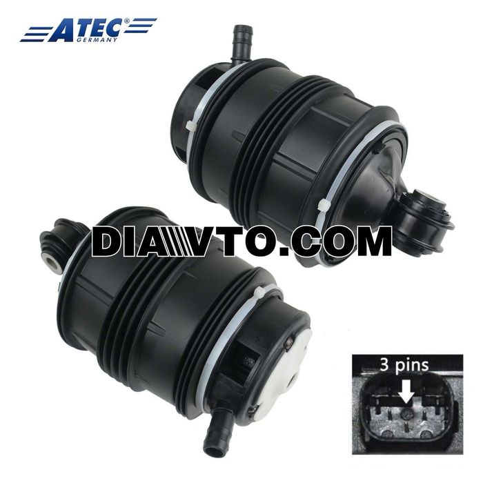 НОВИ задни възглавници Mercedes W211 с ADS 3 пина ATEC GERMANY