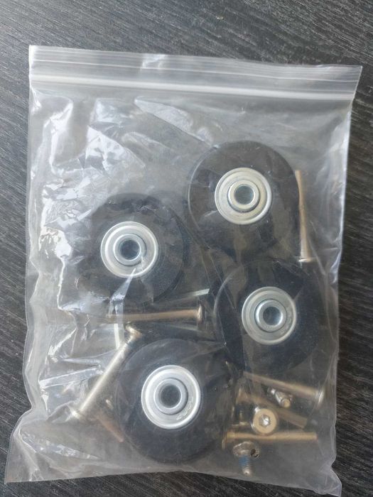 Set 4 roti inlocuire bagaje troler - 42 x 17 mm