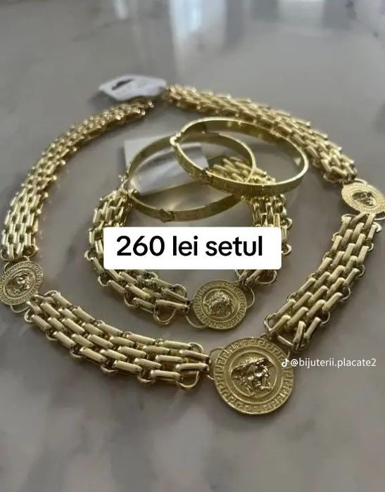 Bijuterie placat cu aur