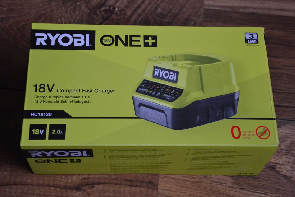 Ново зарядно устройство Ryobi за 18V