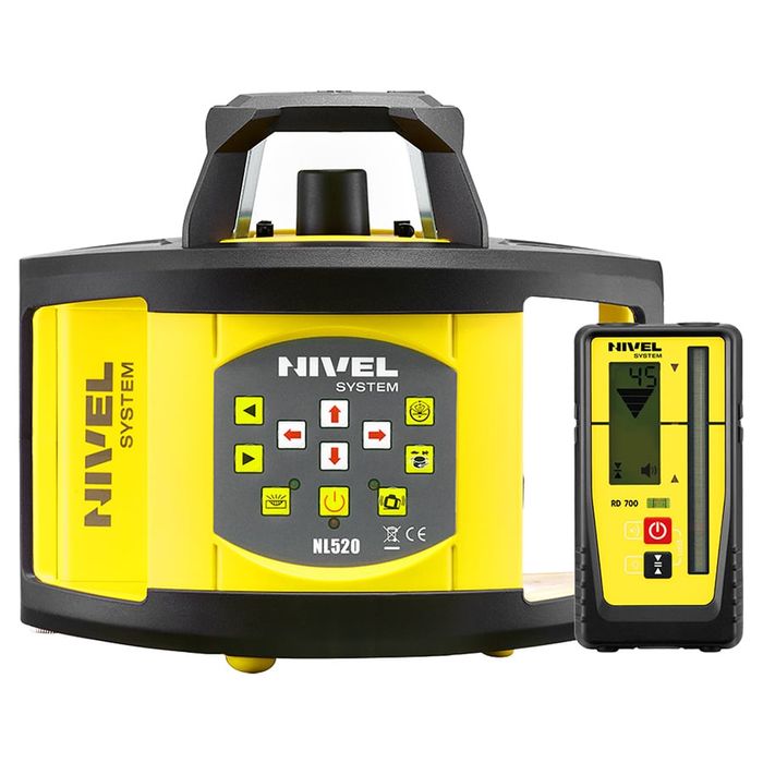 Laser rotativ Nivel System NL520R Digital, fascicul roșu