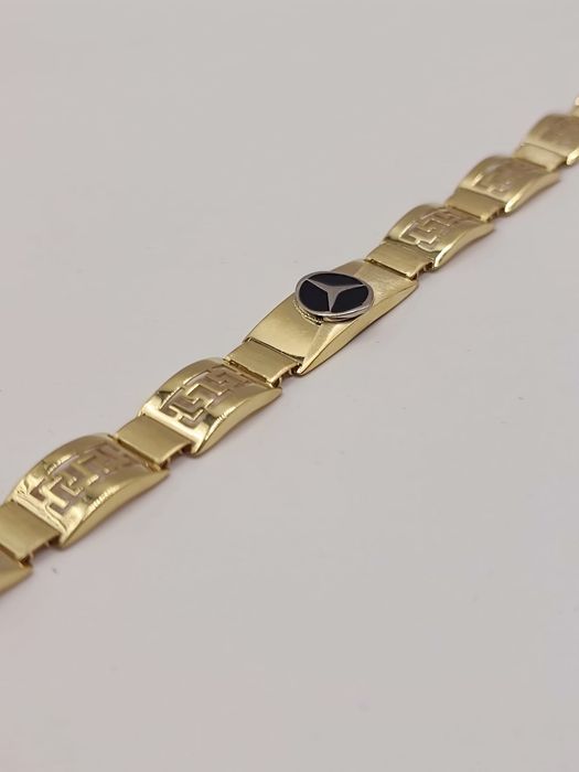 Златна гривна 10.88 гр. 14к проба 585 / 22 см.