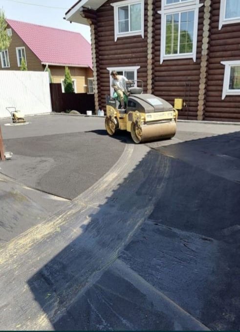 Асфальт укладка Асфальт