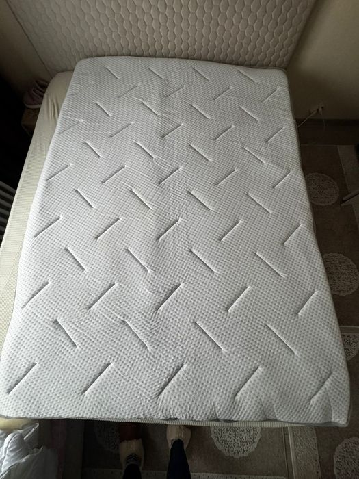 Topper saltea 140 x 200 x 8 cm alba jysk cu ridicare din Zalău personala