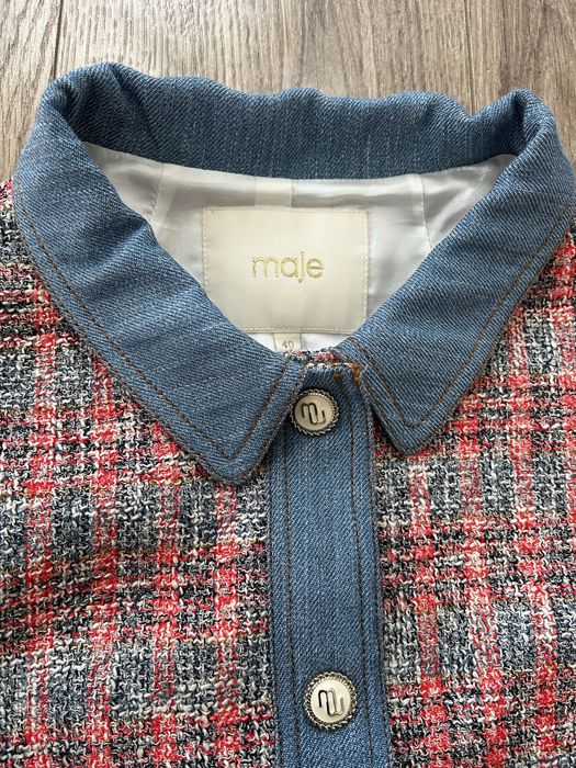 Maje costum tweed fusta si sacou