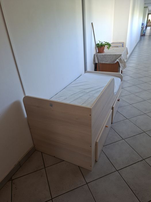 Pătuț copii cu sertare