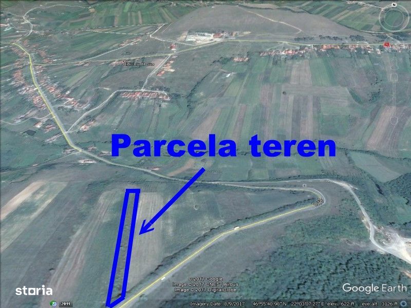 Teren de vanzare 2 900 mp sau 2 165mp pt casa de vacanta