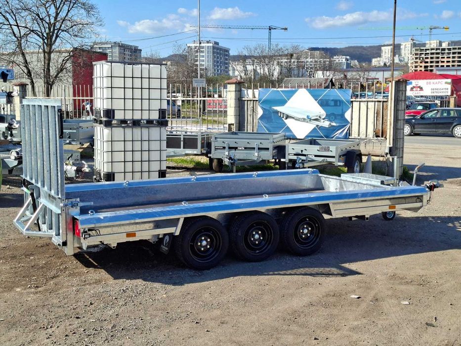 НОВО ремарке за строителна техника Vlemmix MT400 3500kg (3x1500kg)