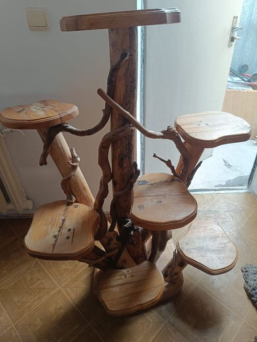 Подставки под цветы из дерева