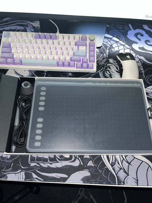 Графический планшет Huion HS611 Серый