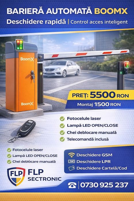 Bariera automata deschidere telefon Gsm