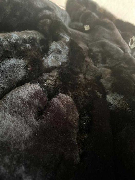 Шуба мутоново-норковая