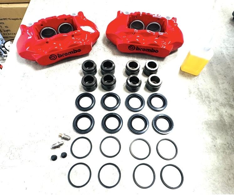 Спирачни апарати Brembo ( 4 бутални) предни