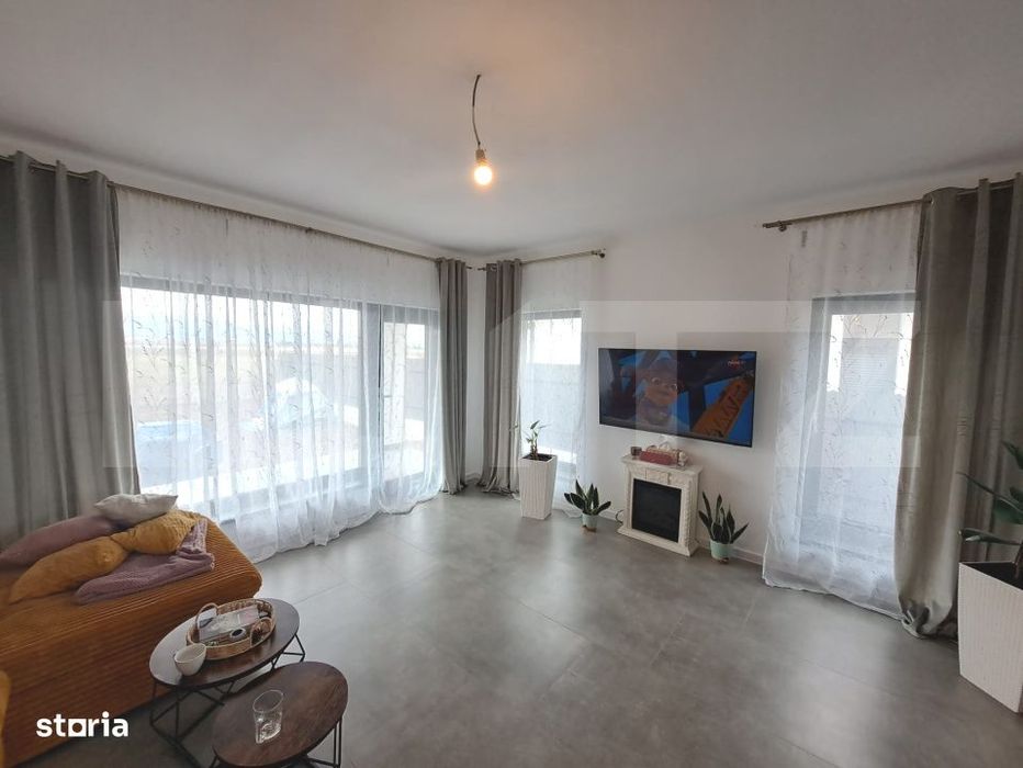 Casa parter de vanzare in Tarlungeni – 110 mp utili, teren 500 mp