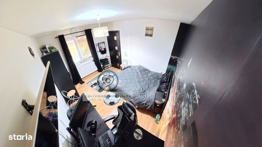 Casă P+M com. Drăgănești,mobilată, utilată + BONUS teren intrav 863 mp