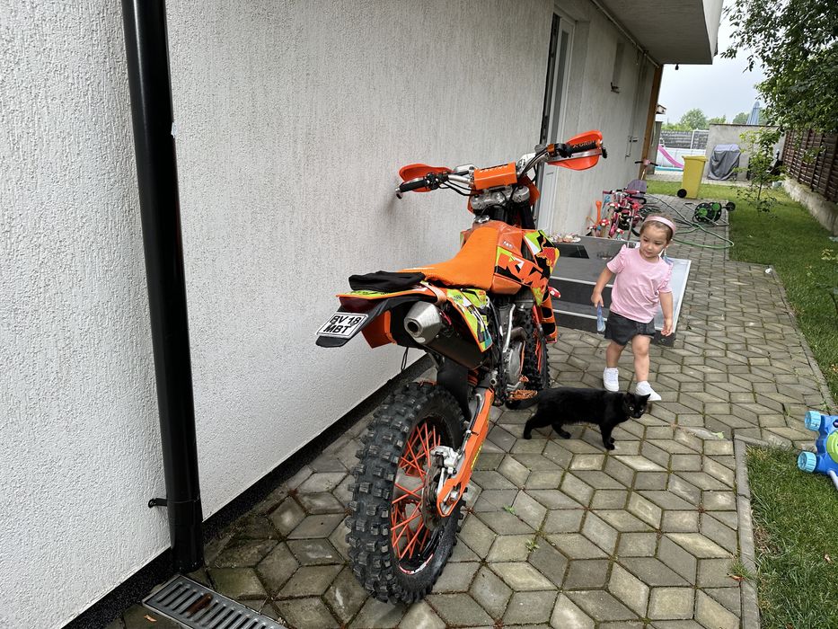 Ktm exc 250 ,2009, pornire electrica