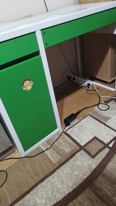 Birou Ikea Mickey alb-verde