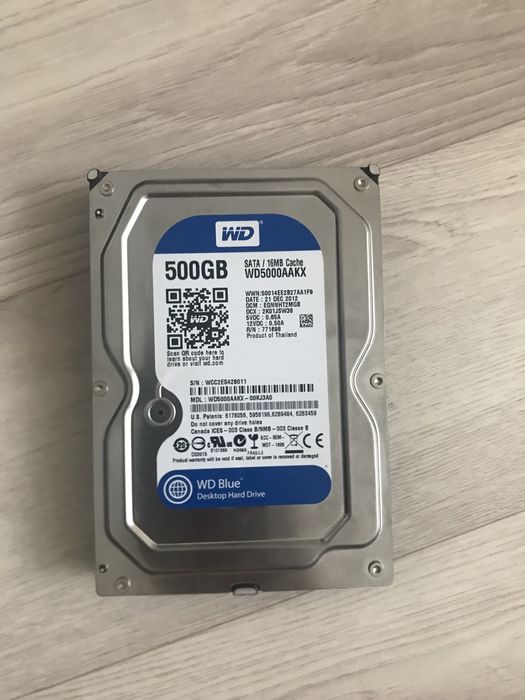 Продам жесткий диск 500GB