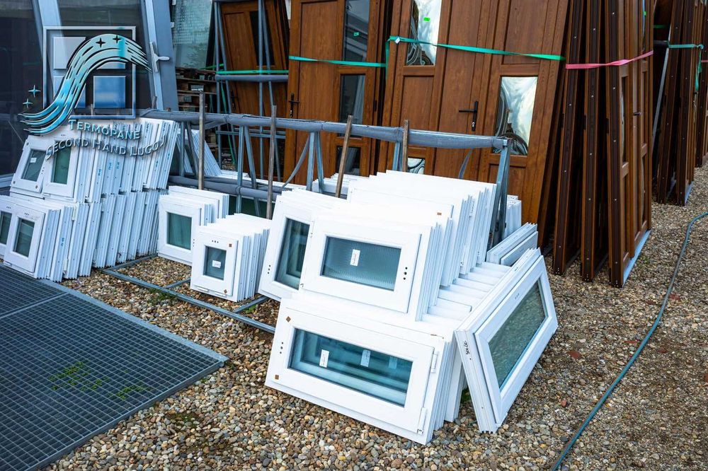 termopane geamuri albe noi un canat de la 150lei