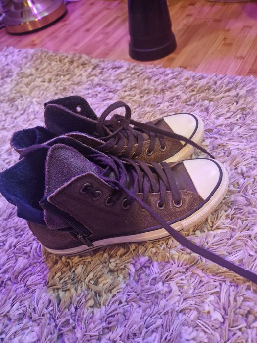 Converse piele întoarsă 36