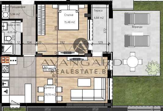 Продава се Двустаен апартамент в Пловдив, Остромила - 110 кв.м за 1060 €/кв.м - Снимка #8