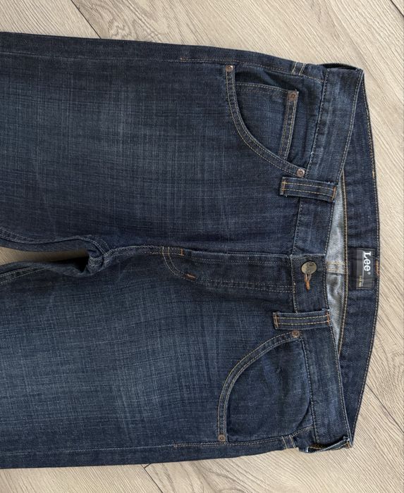 Blugi LEE Jeans Flint Albastru Barbati | Marime 32 x 34 (Talie 86 cm)
