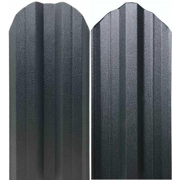 Метална ограда RAL7024 графит, оградка за двор