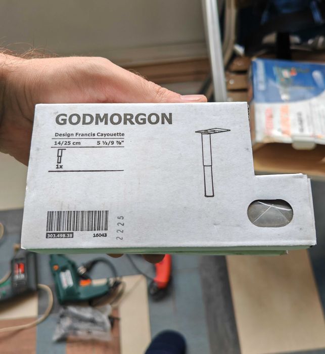 Крак за мебел баня GODMORGON IKEA 2 броя