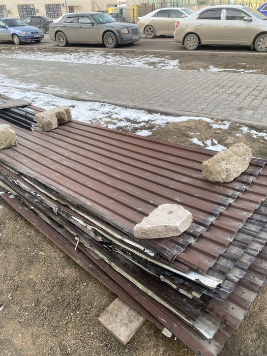 Продается профлист коричневый
