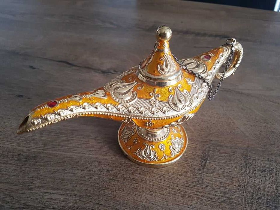 Lampa lui Aladdin din Dubai (auriu, mare) | Perfect pt cadou
