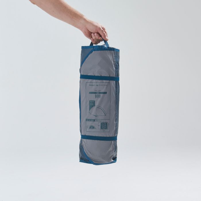 Cort de camping 3 locuri, Mh100 gri - No - produs resigilat Decathlon