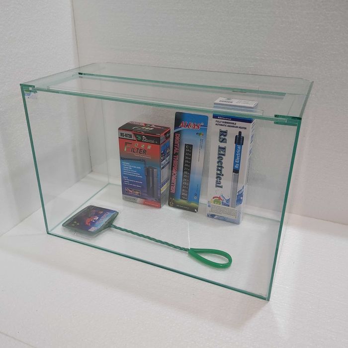 Аквариум 32 литра - оборудван