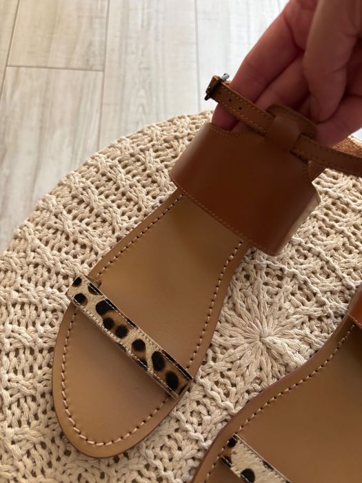 Стилни сандали ЕСТЕСТВЕНА кожа