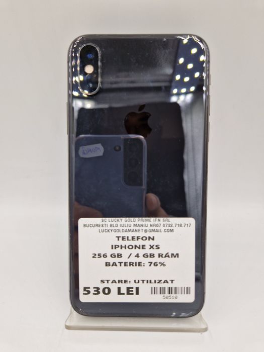 IPHONE XS 256 GB / 76 % BATERIE Garantie ! #50510