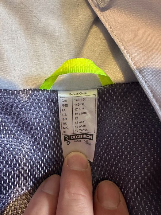 Детско непромокаемо ски яке WEDZE