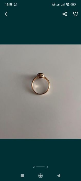 Продам новое золотое кольцо