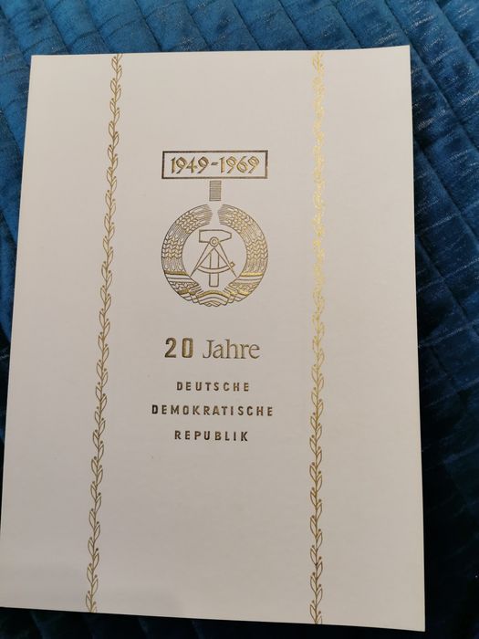 Марки - Блок марки - комунизъм, демокрация, Германия