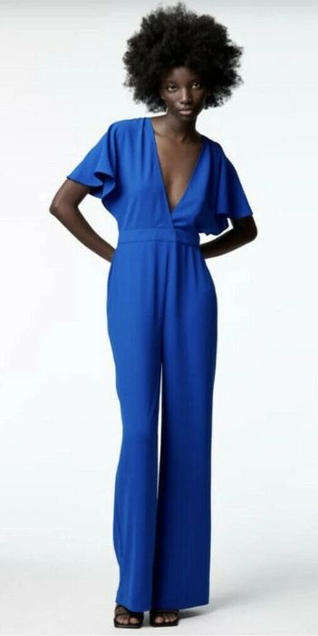 Дамски дълъг гащеризон Zara, размер м