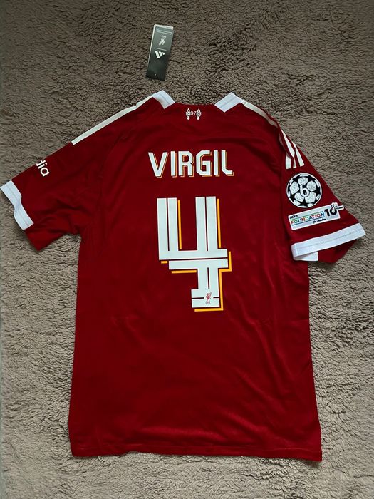 Jersey Liverpool 2025/2026 home kit, Virgil Van Dijk