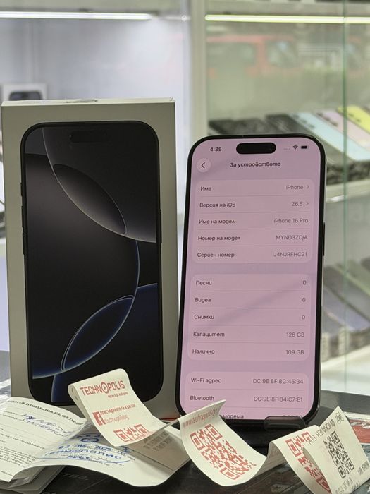 Iphone 16  pro 128Gb  Space black