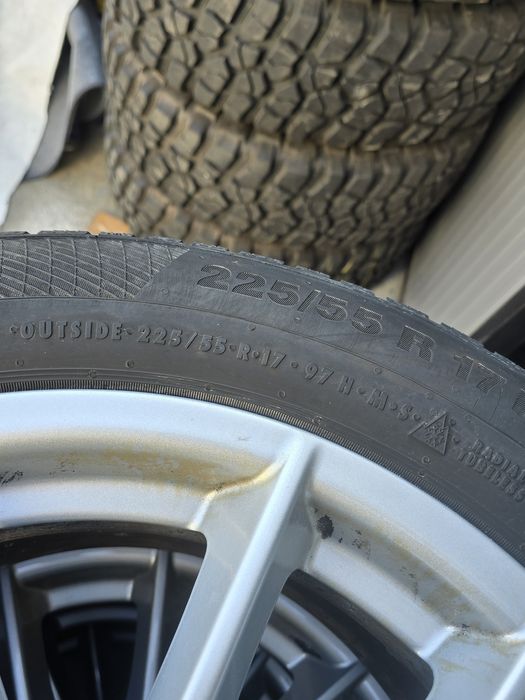 4 Броя 225/55/17 Continental 2x6mm 2x5mm RunFlat