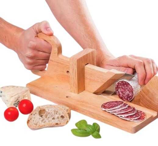 Дървена гилотина SLICER за прецизно рязане на мезета