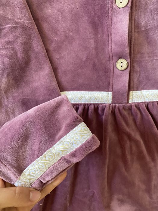 Велюровый халат