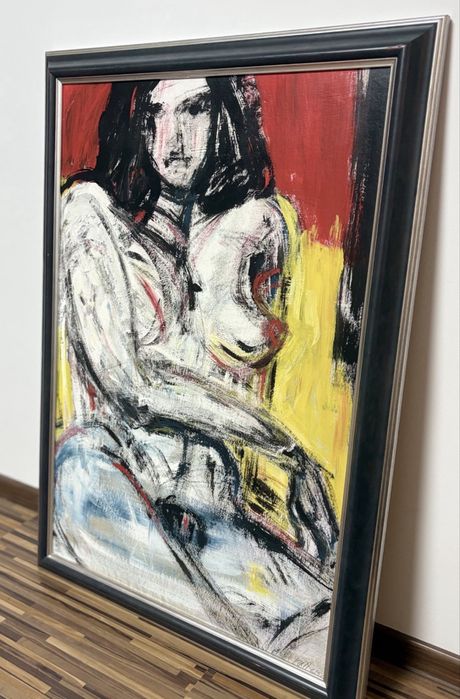 Tablou Pictura Abstracta Femeie-Deosebit-Nud-Detalii F Bune-Colectie-