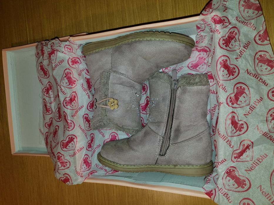 Детски есенно-зимни ботушки за момченце Nelli Blu - размер 29