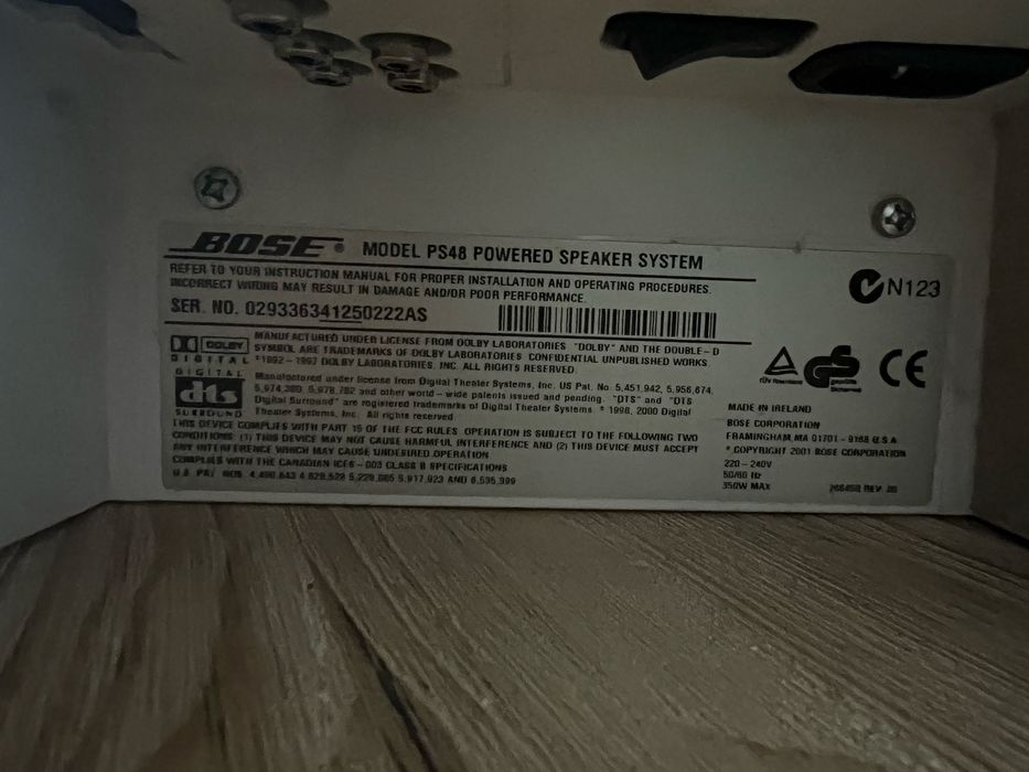 Bose Powered Speaker System PS48