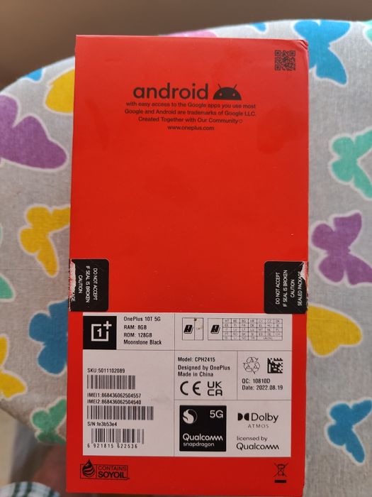 Смартфон One plus 10t 5 G,5G